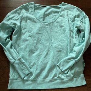 Sweaty Betty Blue Relaxed Long Sleeve Hoodie
